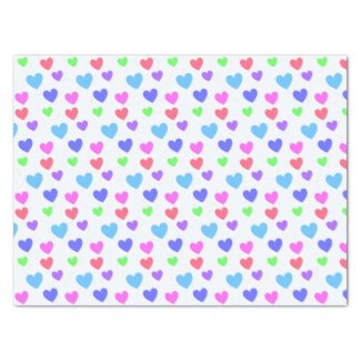 Gliding Hearts - Assorted Pastel Colors