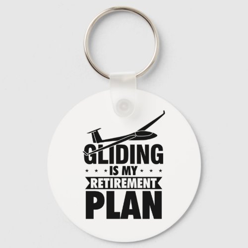 Gliding Slogan  Gliding Thermal Gifts Keychain