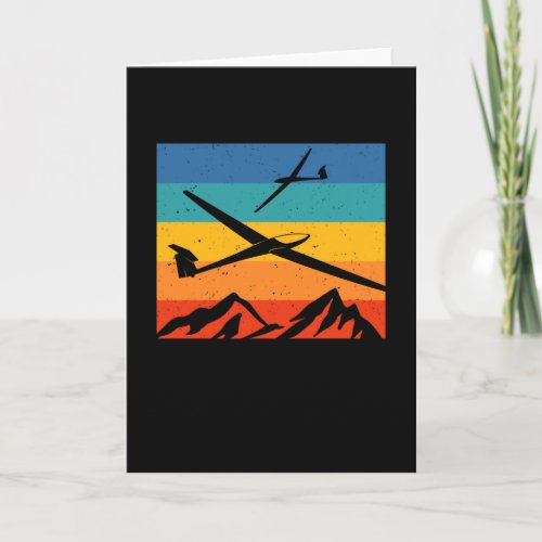 Gliding Soaring Sailplane Glider Pilot Card