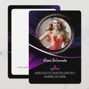 Glimmer Dust Premium Pageant Promo Card