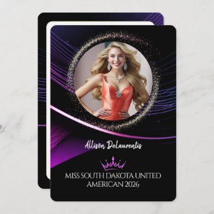Glimmer Dust Premium Pageant Promo Card