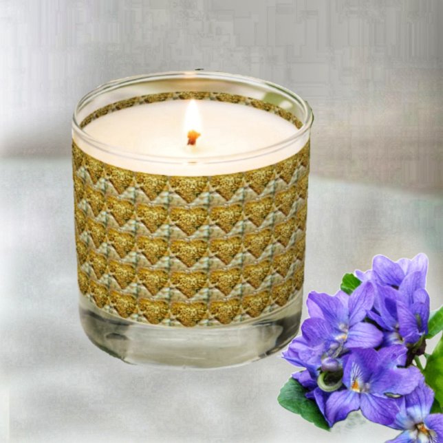 Glimmer Of Love Scented Jar Candle (A lovely scent from a beautifully-designed candle!)