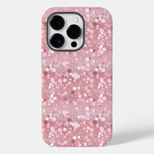 Glimmering Charm Polka Dot Confetti  Case_Mate iPhone 14 Pro Case