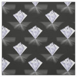 Glimmering Midnight Diamonds Fabric