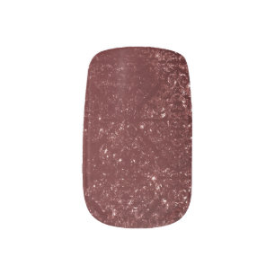 Glimmery Henna Grunge Rich Blood Red Glam Damask Minx Nail Art