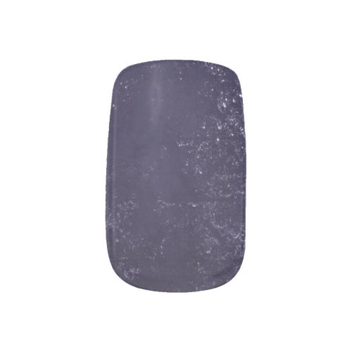 Glimmery Indigo Grunge  Midnight Purple Damask Minx Nail Art