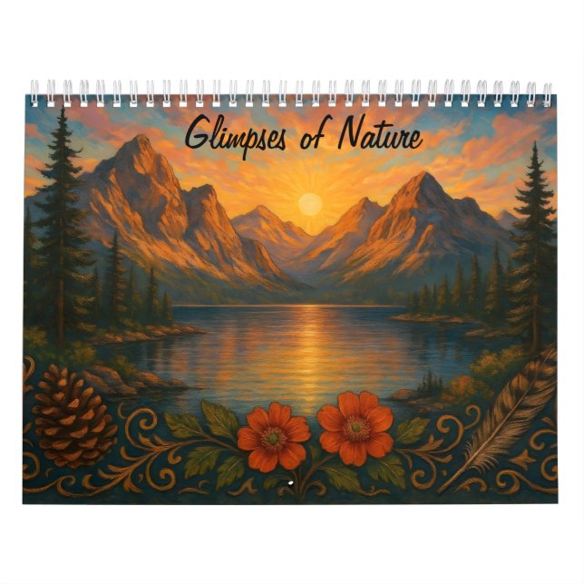 Glimpses of Nature Mountain Landscape Calendar (Cover)