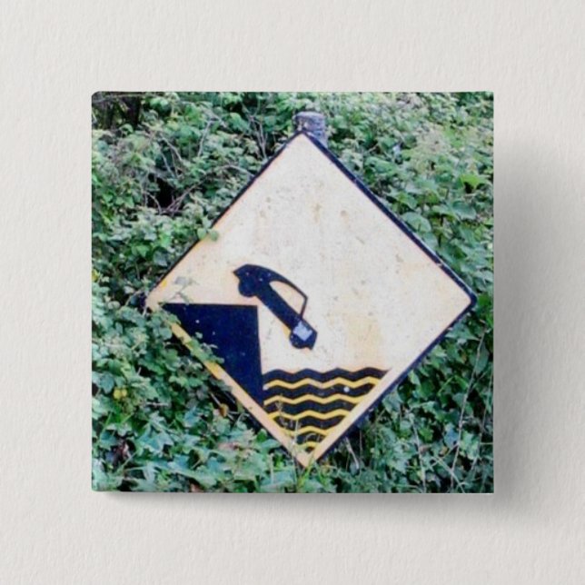 Glin Ireland Sign Pinback Button (Front)