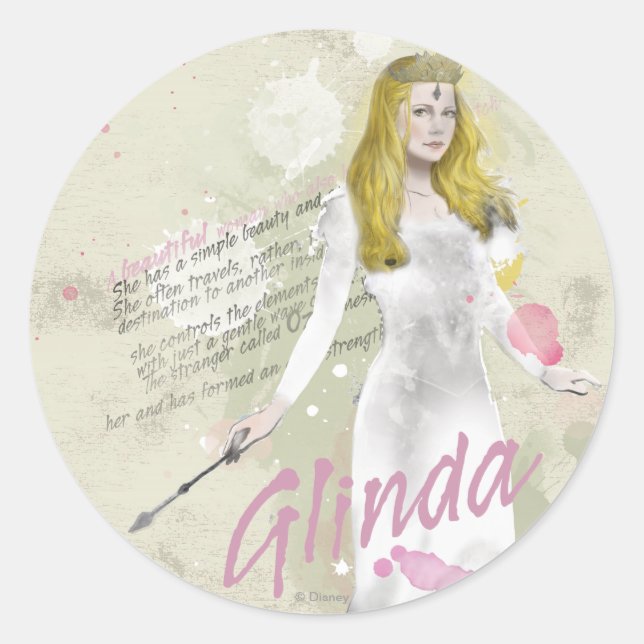 Glinda The Good Witch 4 Classic Round Sticker (Front)