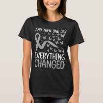 Glioblastoma Awareness Ribbon Brain Tumor Movement T-Shirt