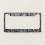 Glistening Icy Forest in Morning Light I License Plate Frame