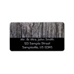 Glistening Icy Forest in Morning Light II Label