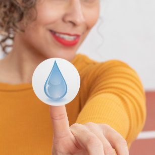 Glistening Water Drop Stickers