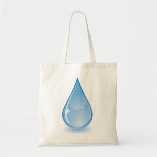 Glistening Water Drop Tote Bag