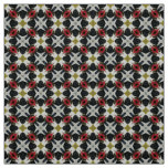 Glitch2 Black white olive furniture fabric