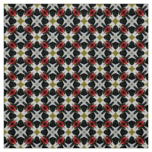 Glitch2 Black white olive furniture fabric