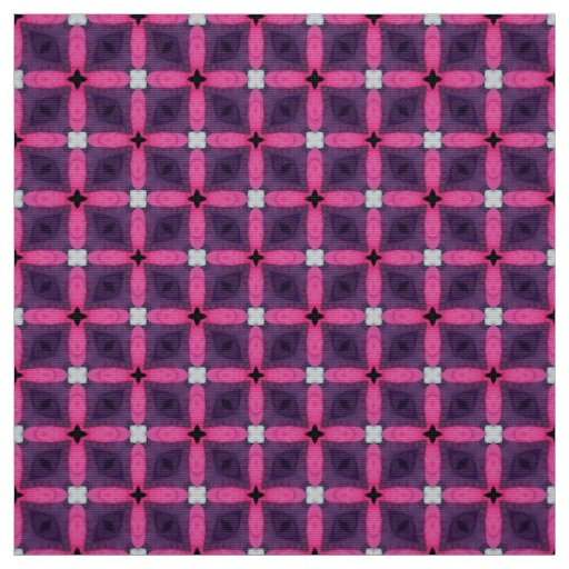 Glitch2 Blue and Purple Polyester Weave fabric