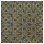 Glitch2 Blue olive pattern fabric