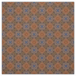 Glitch2 Brown and Blue Old Style Fabric