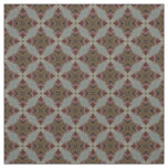 Glitch2 Brown gray green pattern fabric