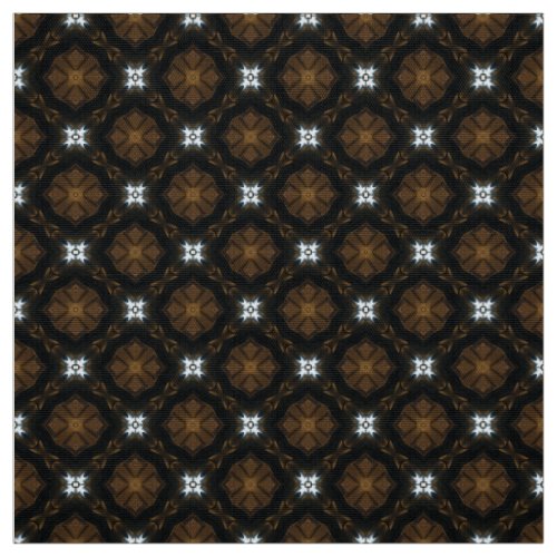Glitch2 Brown Gray tile pattern fabric