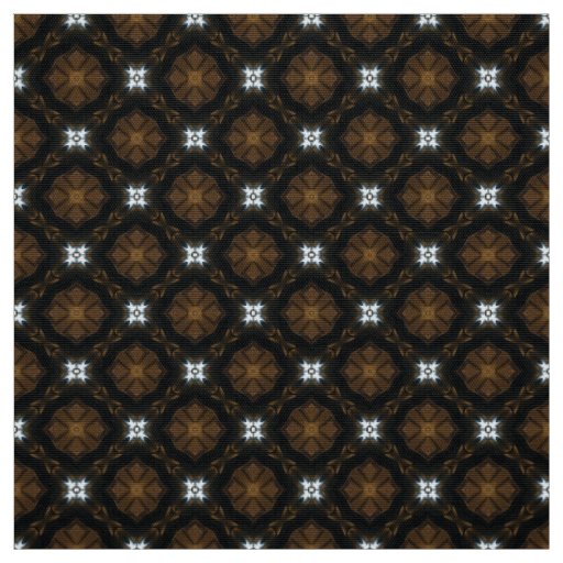 Glitch2 Brown Gray tile pattern fabric