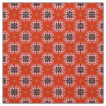 Glitch2 Cocoa Brown tile pattern fabric