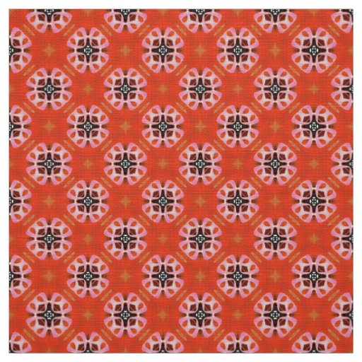 Glitch2 Cocoa Brown tile pattern fabric