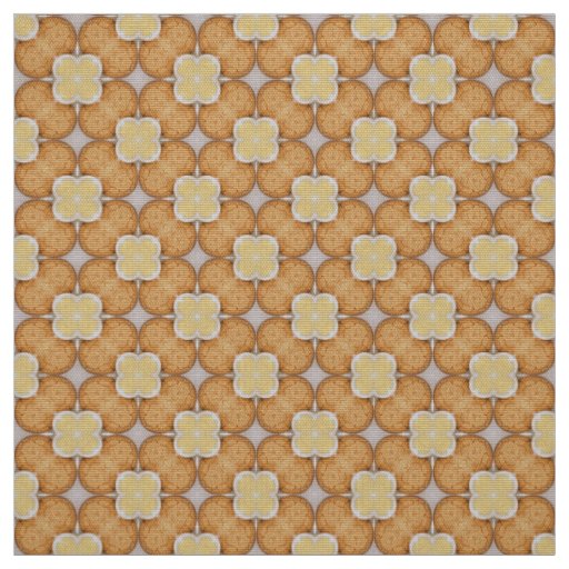 Glitch2 Cookies and eggs Fabric