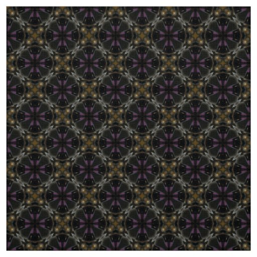 Glitch2 Dark gray brown tile Fabric