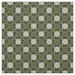 Glitch2 Gray Olive furniture fabric