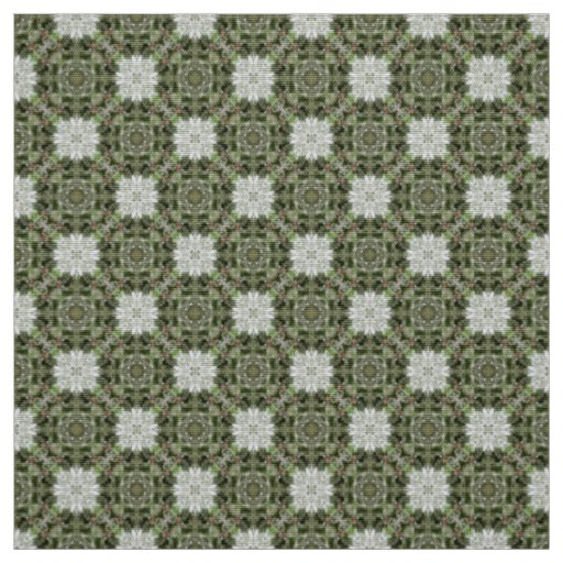 Glitch2 Gray Olive furniture fabric