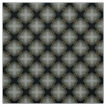 Glitch2 green cross black pattern fabric