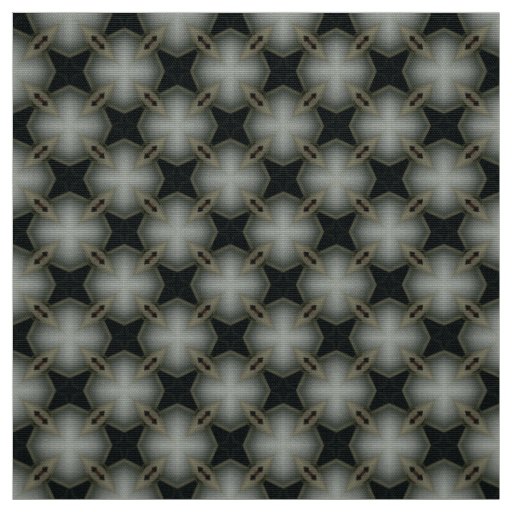 Glitch2 green cross black pattern fabric