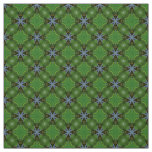 Glitch2 Green Dark Cyan pattern fabric