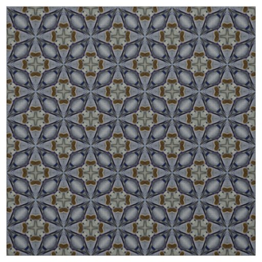 Glitch2 Midnight blue teal pattern fabric