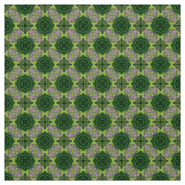 Glitch2 modern floral fabric (Swatch)