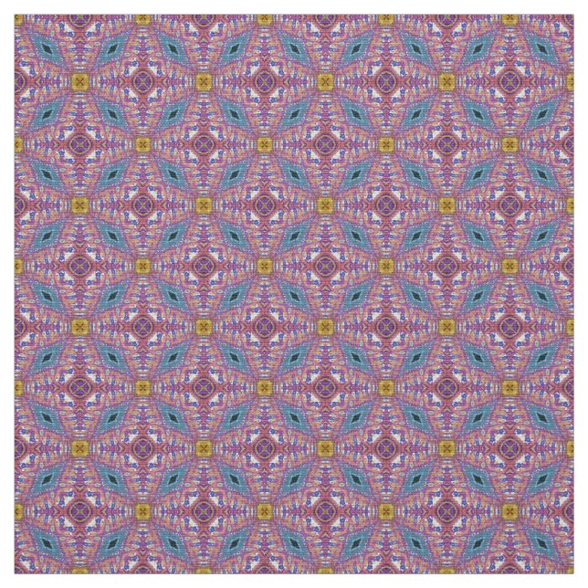 Glitch2 Multicolor complex Polyester poplin fabric (Swatch)