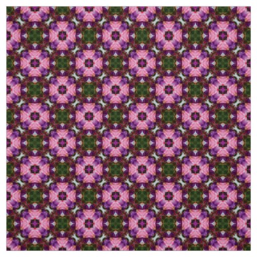 Glitch2 Pale violet red dark olive pattern fabric