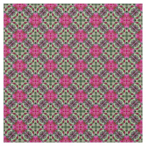 Glitch2 Pop star violet red pattern fabric