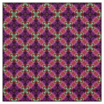 Glitch2 Purple and green Detailed pattern fabric