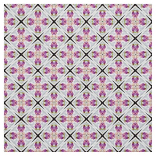 Glitch2 Soft Lavender magenta pattern fabric