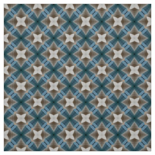 Glitch2 Steel blue Olive tile pattern fabric