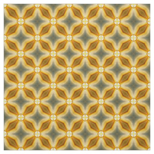 Glitch2 Yellow Golden Rod Natural Linen fabric