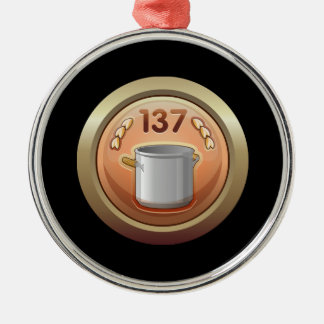 Glitch: achievement golden ladle award metal ornament