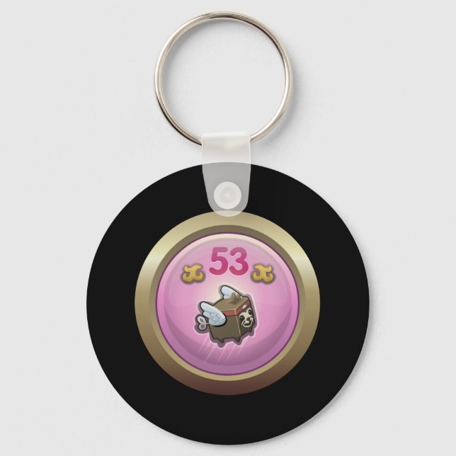 Glitch: achievement hero cubimals keychain (Front)