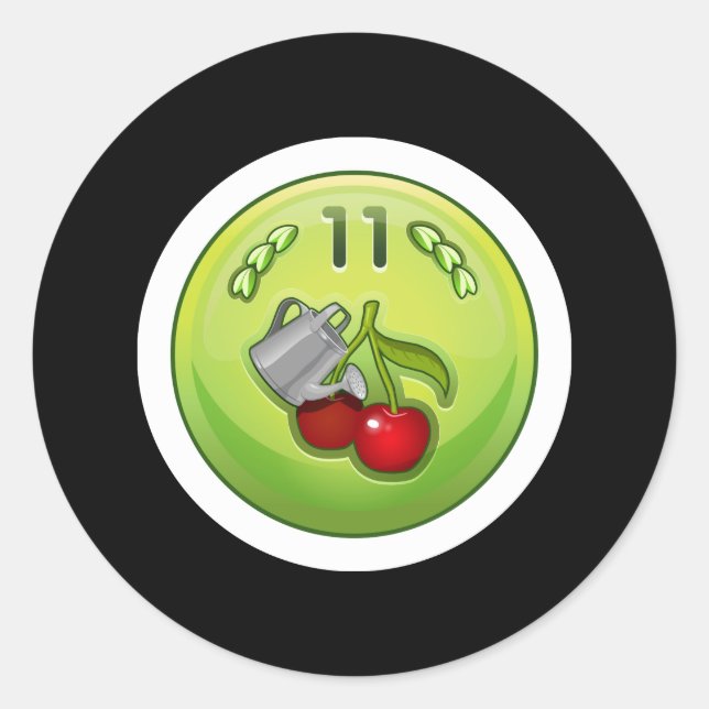 Glitch Achievement ok soaker Classic Round Sticker (Front)