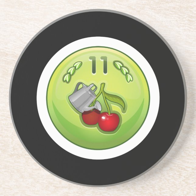 Glitch Achievement ok soaker Sandstone Coaster (Front)