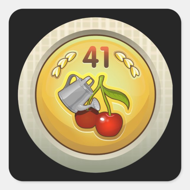 Glitch Achievement super soaker Square Sticker (Front)