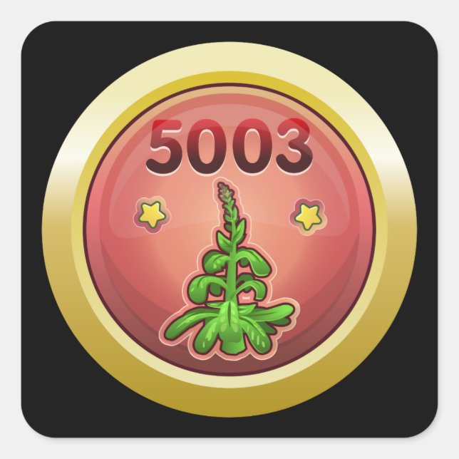 Glitch Achievement uberculturalist Square Sticker (Front)